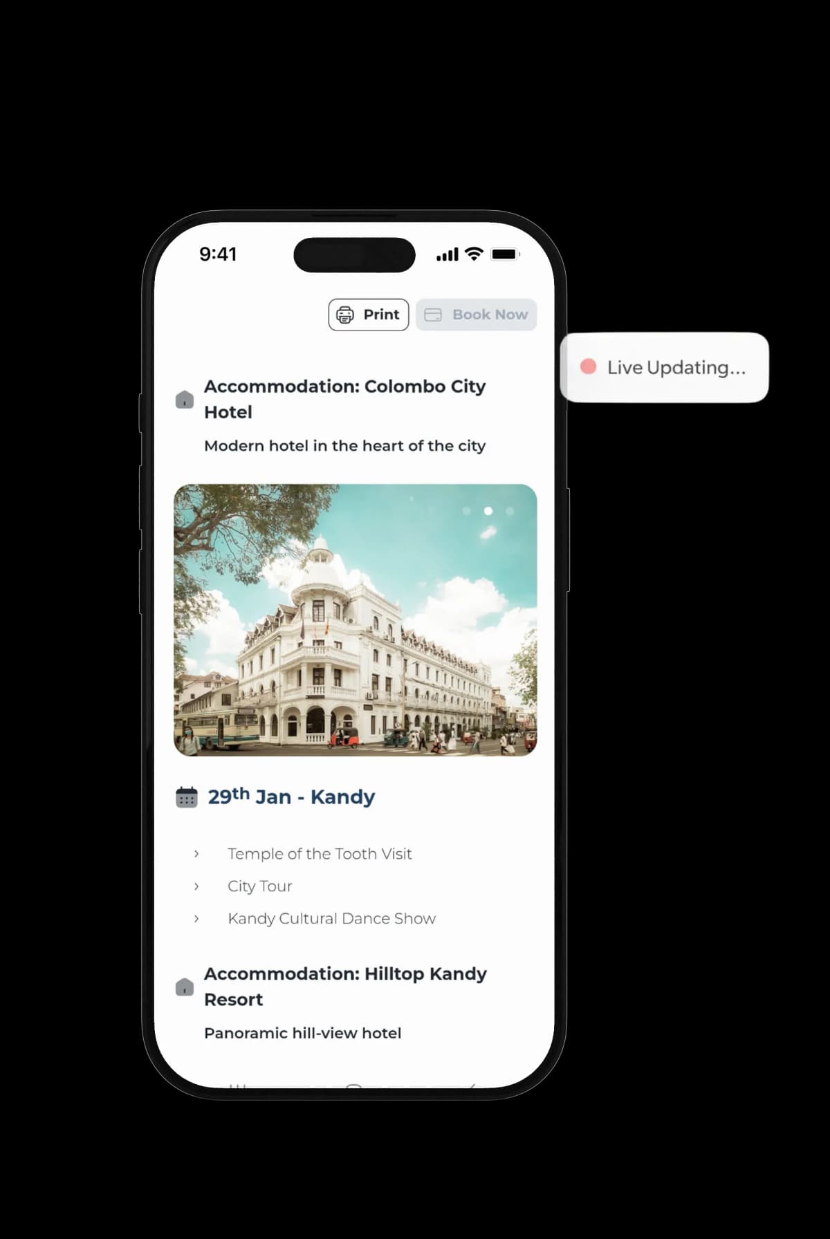 Real-time Mobile Updates